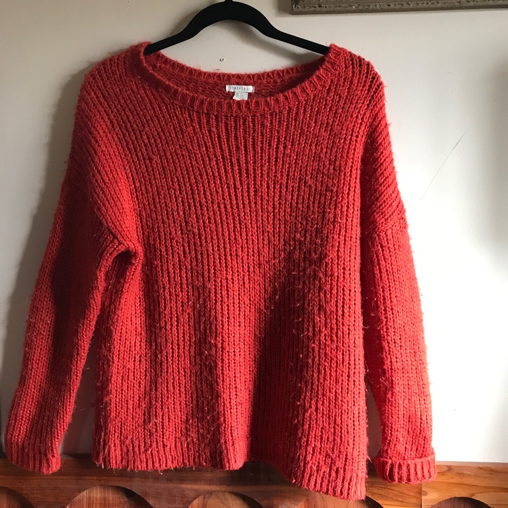 Orange Sweater Forever 21 size Sm